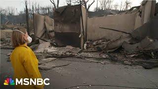 'I don't even know what to say': Katy Tur finds her childhood home burned to the ground in L.A.