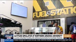 NAU student athletes use altitude simulator to maximize training