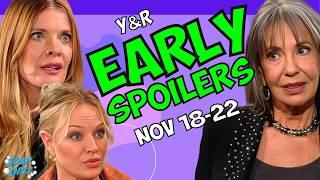 Young and the Restless Early Spoilers Nov 18-22: Insane Sharon & Phyllis Twist and Jill Tricked #yr