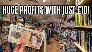 Reselling: The £100 to £10,000 Challenge | EP3 - Cheap Hidden Gems at the Charity Shops