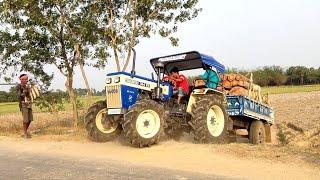 Swaraj 744 Fe 4 x 4 in heavy load trolley 