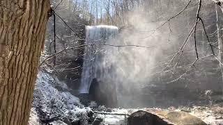 Winter Visit to Hemlock Falls