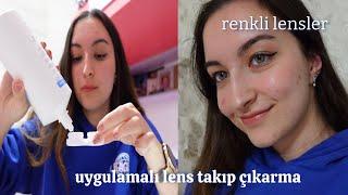 LENS KULLANIMIYLA ALAKALI HER ŞEY | Nasıl takıp çıkarıyorum? Ttd Eye Renkli Lens Deniyoruzz