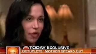 Nadya Suleman, Mother of Octuplets, Interviewed on Today Show