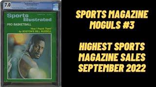 Sports Magazine Moguls #3 - Highest Sports Magazine Sales of September 2022