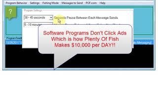 Important Program Settings for Plenty Of Fish Auto Message Sender Bot