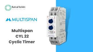 Multispan |  Cyclic Timer CYL 22 Wiring with 220 VAC Load RadicalTechArt I RadicalTechMart