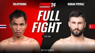 Full Fight l Talaythong Jongjaroen Muay Thai vs Burak Poyraz Venum Muay Thai I RWS