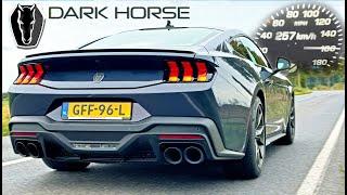 FORD MUSTANG DARK HORSE // 0-100 100-200 TOP SPEED POV & SOUND