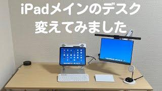 iPad用のデスクを変えてみました【サンワダイレクト120センチ幅デスク】