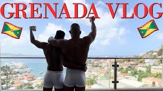 Grenada Vacation Vlog 2025: Hanging with KJ’s Mom and siblings + Going To The Beach + The night Life