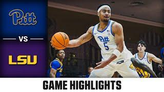 LSU vs. Pitt Game Highlights | 2024-25 ACC Men's Basketball