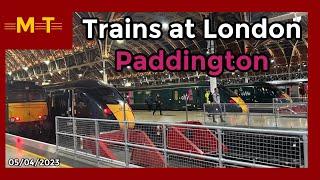 Trains at London Paddington - 05/04/2023