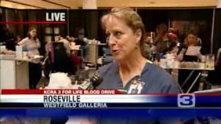 Chris Riva Donates Blood