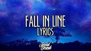 Christina Aguilera & Demi Lovato - Fall In Line (Lyrics / Lyric Video)