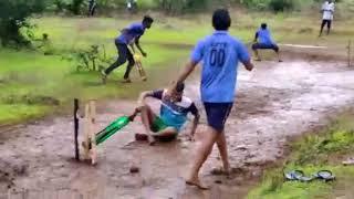 Rainy Cricket  Funny Moments 