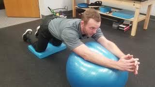 How To Improve the Core | Stability Ball Roll Outs | Chesterfield Chiropractor