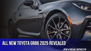 All New Toyota GR86 2025 Revealed