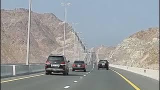 DRIVE SHARJAH TO KHORFAKKAN || LONGEST TUNNEL IN THE MIDDLE EAST || KHOR FAKKAN BEACH