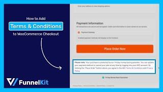How to Add Terms and Conditions to WooCommerce Checkout Page