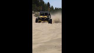 Can-Am Maverick R Floats through the Dunes...  #canammaverickr #canam