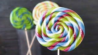 Сахарные леденцы на палочке простой рецепт Swirl lollipop recipe