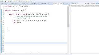 How to find out the equilibrium point in an array in java (Hindi)