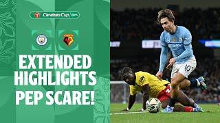 PEP SCARE! | Manchester City v Watford extended highlights