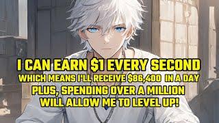 I Can Earn $1 Every Second, Which Means I'll Receive $86,400  in a Day.Plus, Spending over a Million