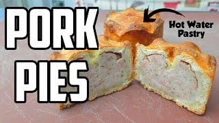 Traditional English Pork Pies with Hot Water Pastry