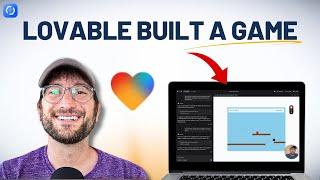 Watch me build a working game on Lovable in minutes using this simple prompt