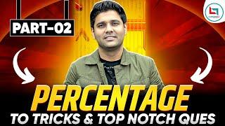 SSC 2025 | Percentage Top Notch Questions #02| SSC Selection Series | Maths By Abhinay Sharma Sir