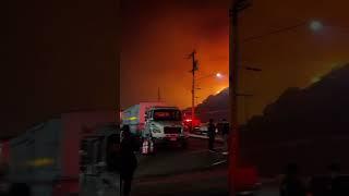 Los Angeles on fire 