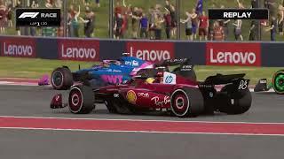 Lewis Hamilton Vs Charles LeclercRace F1 Circuit of Americas US  #USGP 2025