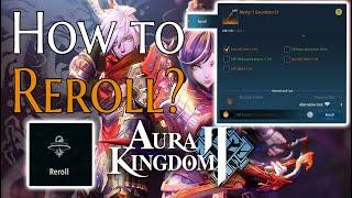 Aura Kingdom 2 M - A better way to REROLL Items to Increase EP Guide Tutorial