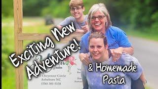 An Exciting ANNOUNCEMENT From Our Children & Homemade Pasta and Family Dinner
