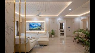 Salarpuria Sattva Greenage 4BHK Luxury Home Interior Design | European Theme | Aishwarya Interiors |