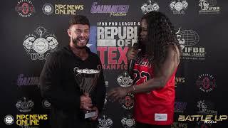 2023 NPC Republic of Texas Mens Physique Overall Winner
