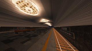 Харьковское МЕТРО В МАЙНКРАФТ, строительство "Турбоатом" | Kharkiv subway in minecraft |