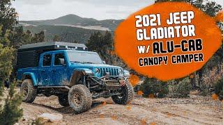 2021 Jeep Gladiator with Alu-Cab Canopy Camper