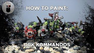 Contrast+ How to Paint: Ork Kommandos