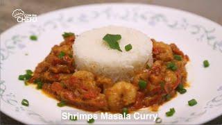 Shrimps Masala Curry Recipe by Chefu