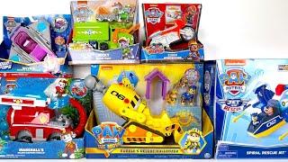 Paw Patrol Toys Collection Unboxing Review ASMR | Rubble The Movie Bulldozer & Vehicles