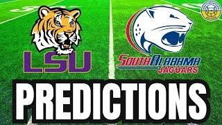 LSU vs. South Alabama PREDICTIONS | 2024 College Football Predictions