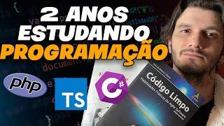 O QUE EU MUDARIA EM 2 ANOS ESTUDANDO PROGRAMAÇÃO