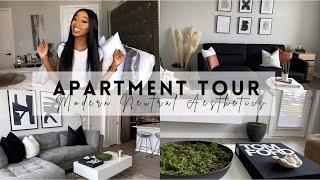 APARTMENT TOUR | MODERN NEUTRAL AESTHETICS | FULLY FURNISHED 2021