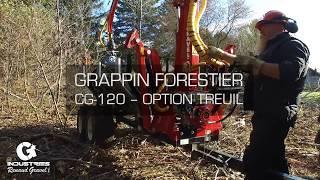 Chargeuse forestière (Grappin) CG-120 et Remorque Forestière | Industries Renaud Gravel inc