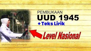 Pembacaan Pembukaan UUD 1945 yang Benar (Level Nasional)