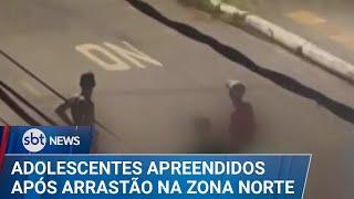 Trio de adolescentes é preso por arrastão na Zona Norte de SP | #SBTNews (06/03/25)