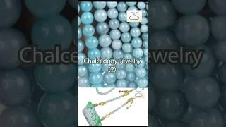 Chalcedony Jewelry (2) sesamegallery999.com #chalcedony #gems #jewelry #handmade #necklace #art